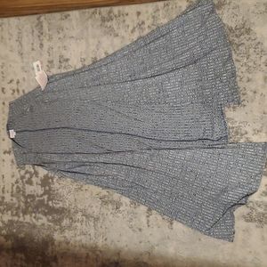 Luluaroe "Joy" Long Vest Womens Small